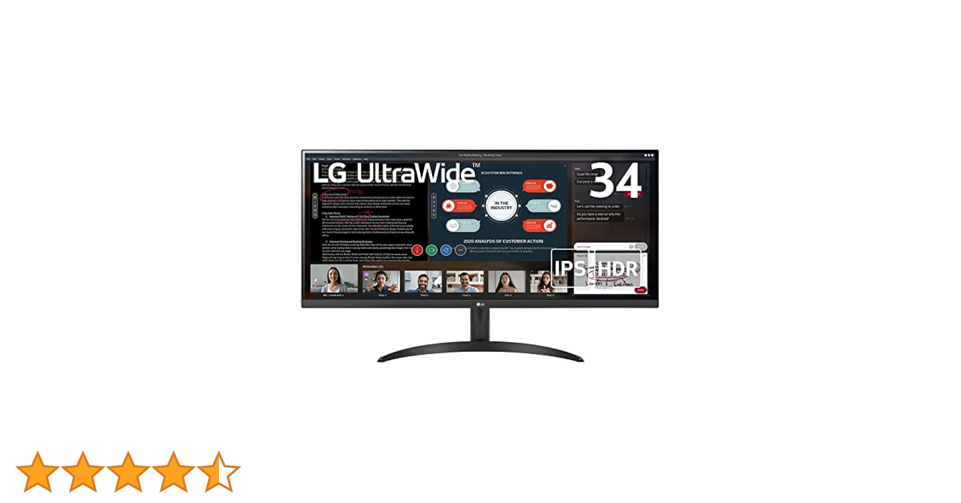 美品 LG 34型ウルトラワイド モニターディスプレイ 34WP500-B Amazon.co.jp: LG モニター ディスプレイ 34WP550-B 34インチ/21